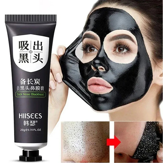 Blackhead Remover Mask Facial Shrink Pores Acne Black Head Removal Cream Nose Cleansing Black Peel Off Masks Gel Skin Care