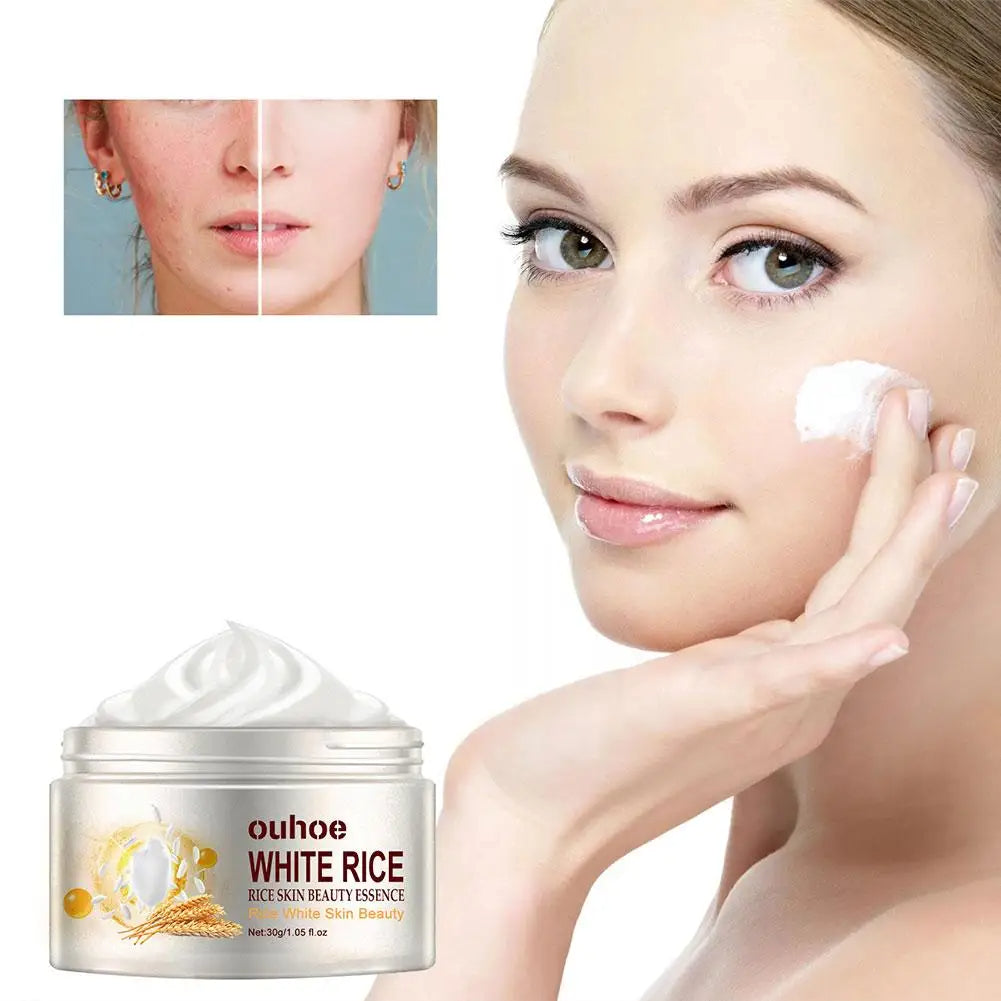 3PCS White Rice Anti Aging Remove Wrinkles Nourishing Moisturizing Facial Cream Firming Pores And Removing Acne Whitening Cream