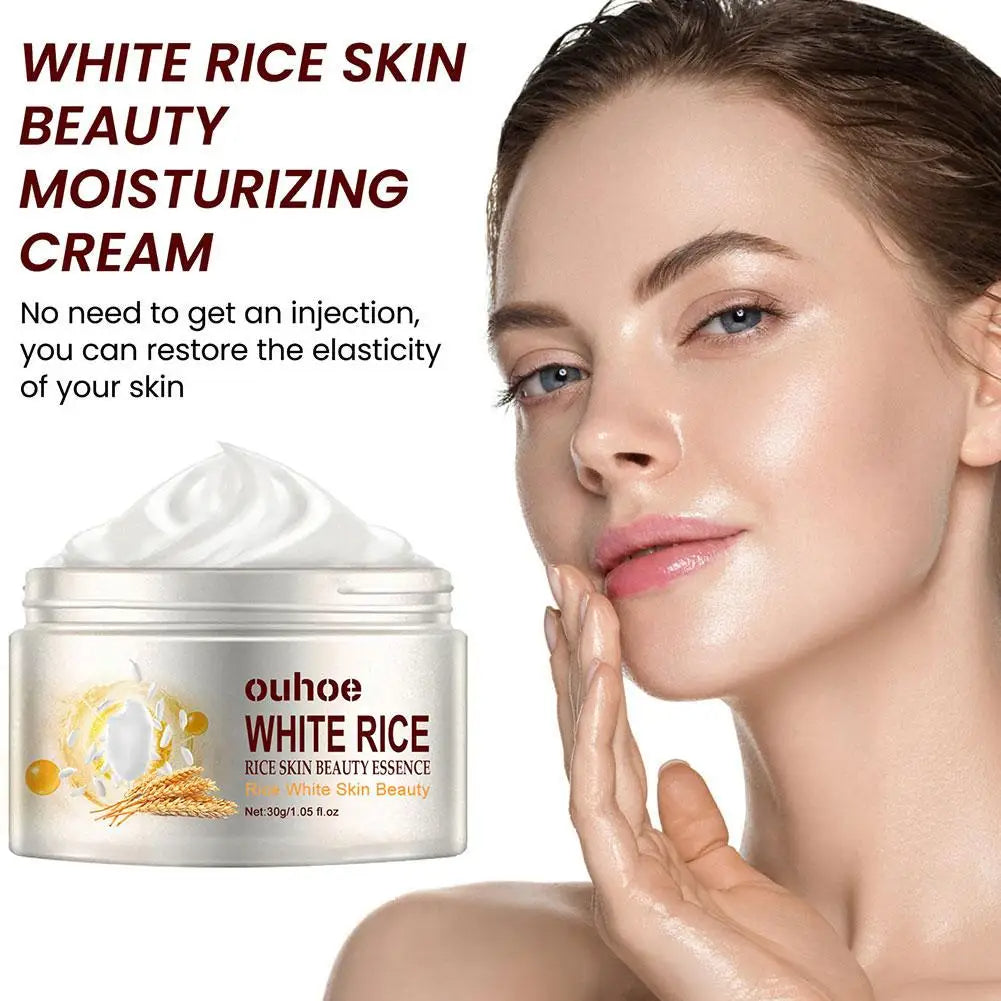 3PCS White Rice Anti Aging Remove Wrinkles Nourishing Moisturizing Facial Cream Firming Pores And Removing Acne Whitening Cream